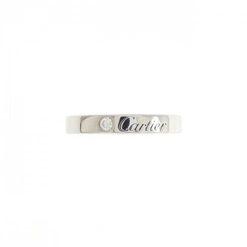 Band Ring Platinum with Diamond