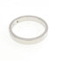 Band Ring Platinum with Diamond