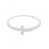 T Wire Ring 18K White Gold and Diamond