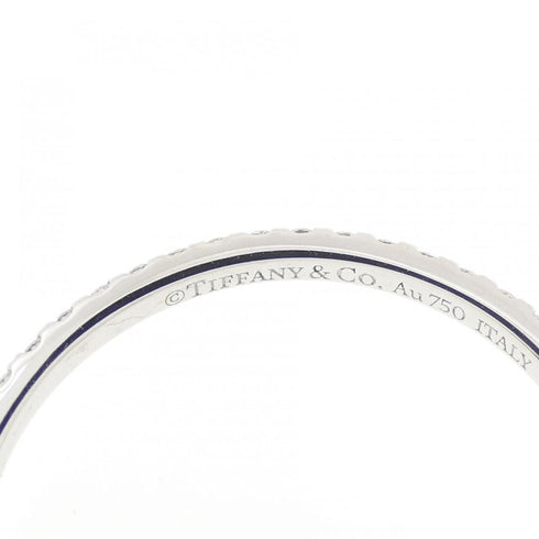 T Wire Ring 18K White Gold and Diamond