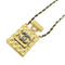 Pendant Necklace Leather Black and White