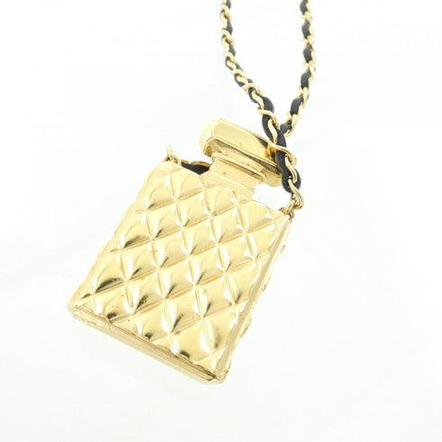 Pendant Necklace Leather Black and White
