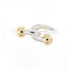 Ring Sterling Silver and 18K Yellow Gold