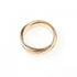 Vendome Louis Cartier Band Ring 18K Tricolor Gold