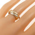 Vendome Louis Cartier Band Ring 18K Tricolor Gold