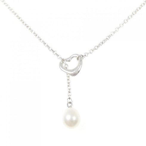 Open Heart Pendant Necklace Sterling Silver