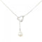 Open Heart Pendant Necklace Sterling Silver