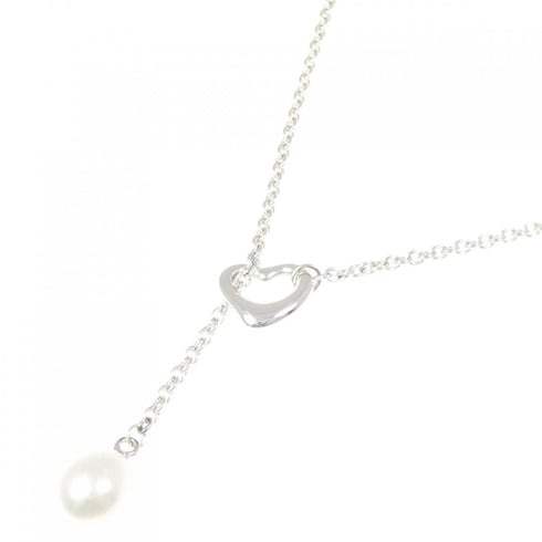 Open Heart Pendant Necklace Sterling Silver