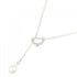 Open Heart Pendant Necklace Sterling Silver