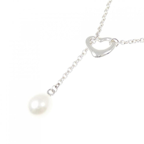 Open Heart Pendant Necklace Sterling Silver