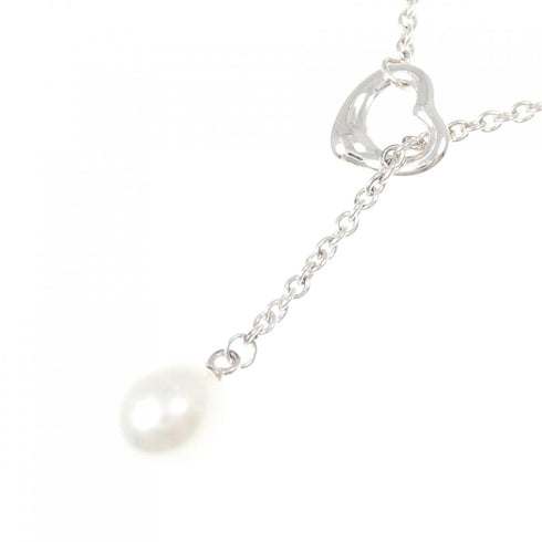 Open Heart Pendant Necklace Sterling Silver