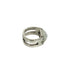 Medor Ring Sterling Silver with Diamond and Moonstone