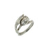 Vintage Tulip Ring Sterling Silver