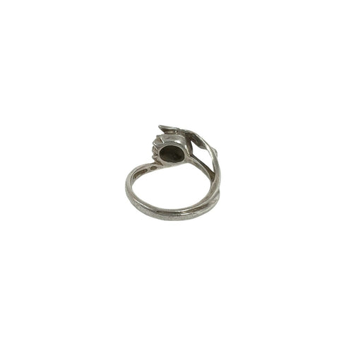 Vintage Tulip Ring Sterling Silver