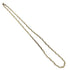 Twist Rope Pendant Necklace Sterling Silver and 18K Yellow Gold