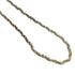 Twist Rope Pendant Necklace Sterling Silver and 18K Yellow Gold