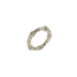 Vintage Bamboo Band Ring Sterling Silver