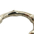 Vintage Bamboo Band Ring Sterling Silver