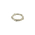 Vintage Bamboo Band Ring Sterling Silver
