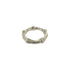 Vintage Bamboo Band Ring Sterling Silver
