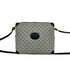 Web Strap Zip Messenger Bag GG Canvas Medium