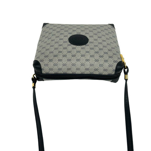 Web Strap Zip Messenger Bag GG Canvas Medium