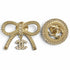 CC Logo Brooch Metal
