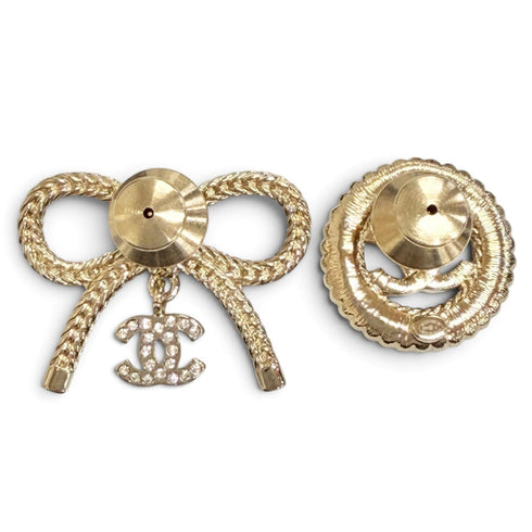 CC Logo Brooch Metal