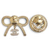 CC Logo Brooch Metal