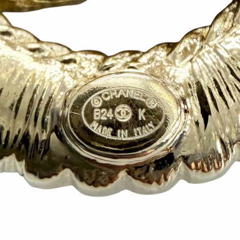 CC Logo Brooch Metal