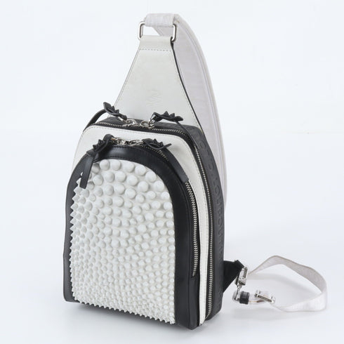 Loubifunk Sling Bag Spiked Leather Small