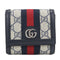 Ophidia French Flap Wallet GG Coated Canvas Compact