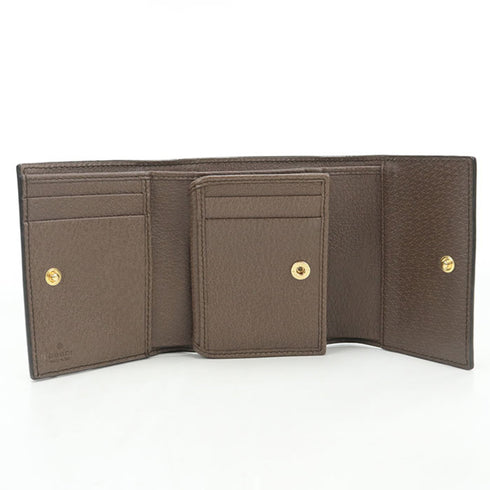 Ophidia French Flap Wallet GG Coated Canvas Compact