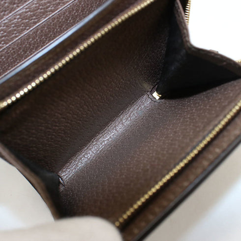 Ophidia French Flap Wallet GG Coated Canvas Compact