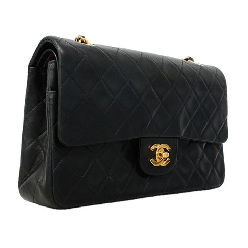 Vintage Classic Double Flap Bag Quilted Lambskin Medium