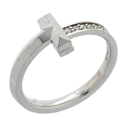 T One Ring 18K White Gold with Diamond