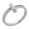T One Ring 18K White Gold with Diamond