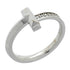 T One Ring 18K White Gold with Diamond