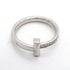 T One Ring 18K White Gold with Diamond