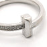 T One Ring 18K White Gold with Diamond