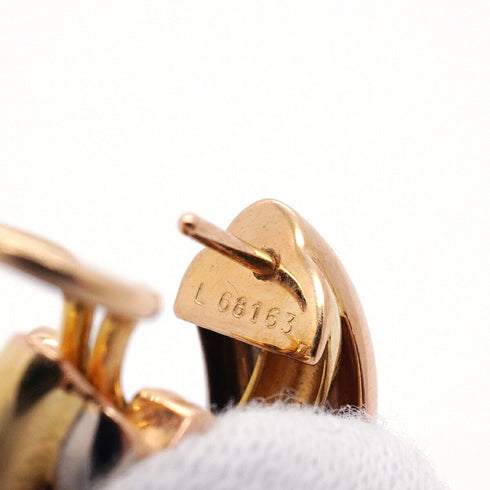 Trinity Earrings 18K Tricolor Gold