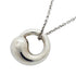 Eternal Circle Pendant Necklace Sterling Silver