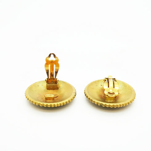 Earrings Gold-Tone Metal