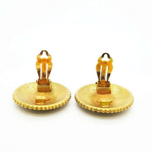 Earrings Gold-Tone Metal