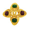 CC Logo Brooch Metal