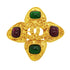 CC Logo Brooch Metal