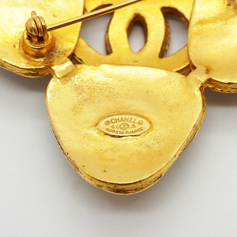 CC Logo Brooch Metal