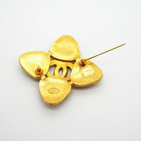 CC Logo Brooch Metal