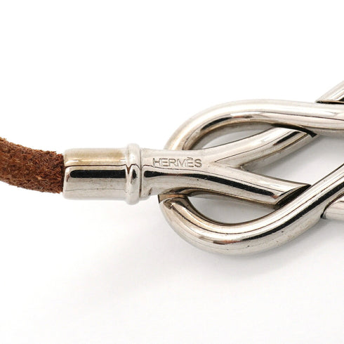 Atame Bracelet Leather and Metal Silver