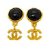CC Logo Clip-On Earrings Metal Gold-Tone Metal